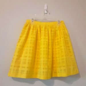 Yellow Mini Skirt.
